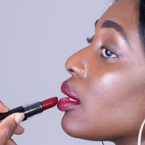 Deep Red Creamy Lipstick